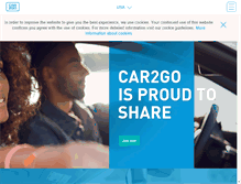 Tablet Screenshot of car2go.com